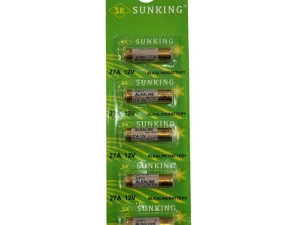 باتری 27a سان کینگ ورق 5 عددی