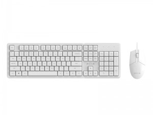 کیبورد و ماوس سیمدار AULA AC105 WHITE