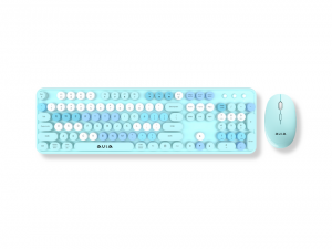 کیبورد و ماوس بی سیم AULA AC306 BLUE
