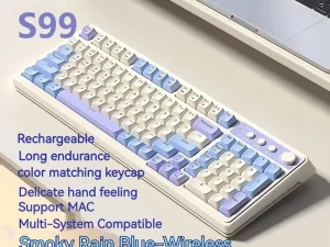 کیبورد بی سیم شارژی گیمینگ AULA S99
