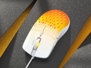 ماوس سیمدار گیمینگ AULA S11 PRO YELLOW