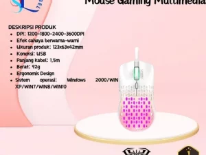 ماوس سیمدار گیمینگ AULA S11 PRO PINK