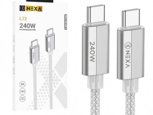 کابل شارژر تایپ سی به تایپ سی NEXA L72 240W