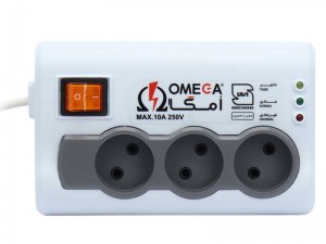 محافظ برق 3 خانه OMEGA 1.5M P3000