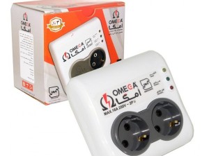 محافظ برق 2 خانه پکیج OMEGA P1100