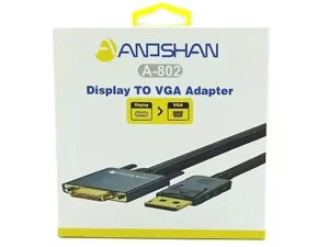 کابل ANOSHAN 802 1.8M DISPLAY TO VGA