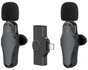میکروفن یقه ای بی سیم DUAL K21