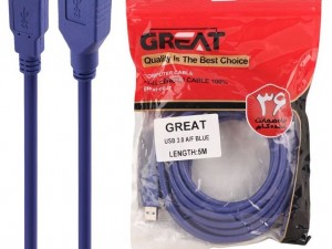 کابل افزایش GREAT 5M USB