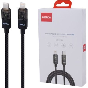 کابل شارژر تایپ سی به آیفون HISKA LX891CL