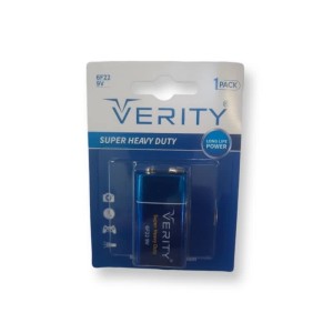 باتری کتابی کارتی VERITY 6F22