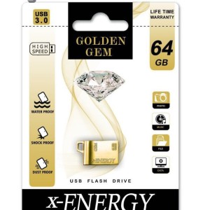 FLASH XENERGY GOLDEN GEM USB3 64G