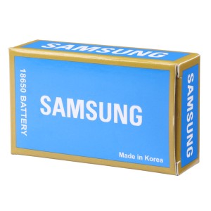 باتری شارژی دوعددی سرتخت SAMSUNG 18650 3000MAH