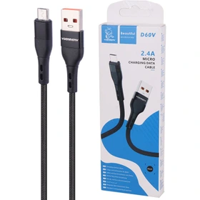 کابل شارژر میکرو DENMEN D60V