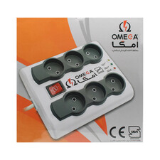 محافظ برق 6 خانه OMEGA 5M P6000