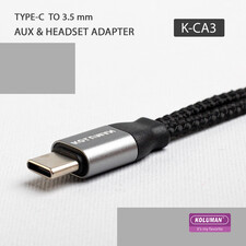 تبدیل Koluman TYPEC TO AUX + Type C  K-CA3