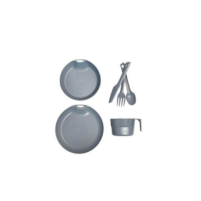 ست ظروف مسافرتی تک نفره 6 تکه لایف کمپ با لیوان کد 45802