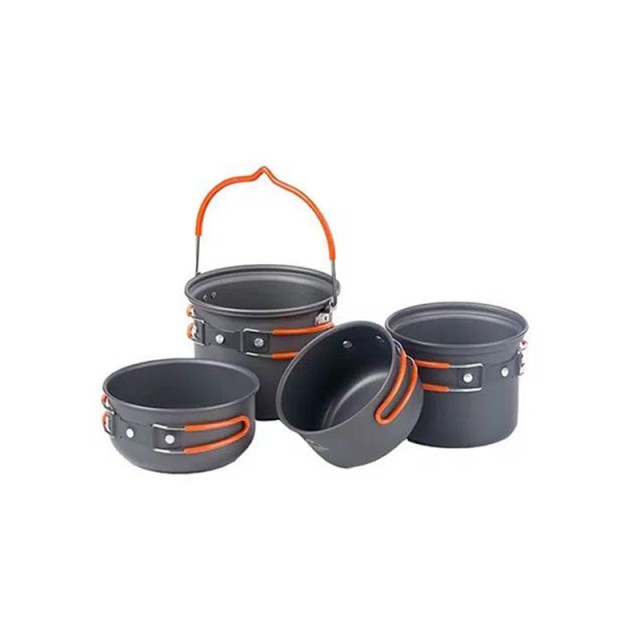 ست ظروف کوهنوردی 4 نفره نیچرهایک مدل NH18T018-G