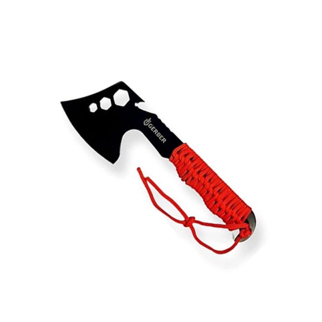 تبر تاکتیکال فولادی گربر به همراه چخماق