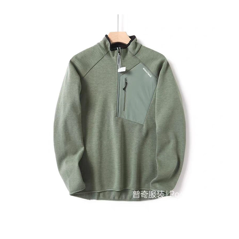 کاپشن پلار نیم زیپ مردانه اسنوهاک مدل 2141