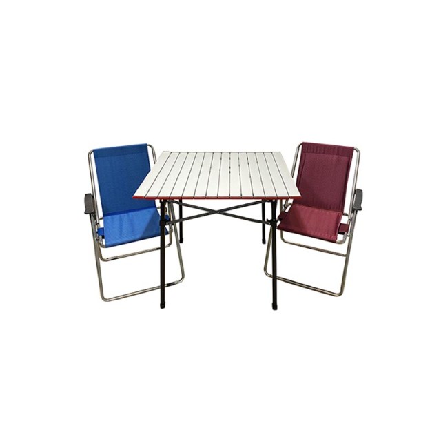 صندلی تاشو 2 نفره آتروپاد با میز 4 نفره پرستیژ مدل APS-2