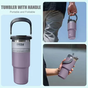 تراول ماگ دوحالته دسته دار تایسو مدل TS-8830 ظرفیت 1200 میلی لیتر