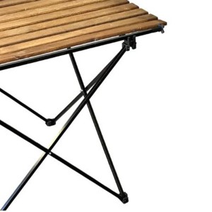 میز تاشو مسافرتی رویه چوبی مدل BB