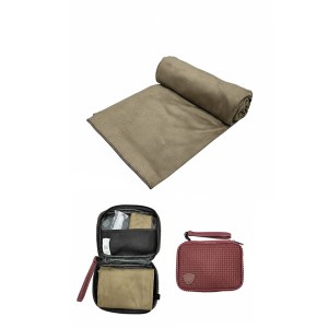 ست حوله و مسواک مسافرتی هیربد