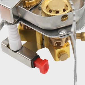 سرشعله کوهنوردی شلنگ دار سه شعله برنجی