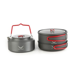 ست ظروف کوهنوردی 4 نفره اسنوهاک مدل SN-C6152