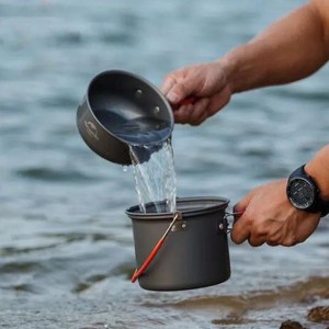 ست ظروف کوهنوردی 4 نفره نیچرهایک مدل NH18T018-G