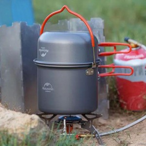 ست ظروف کوهنوردی 4 نفره نیچرهایک مدل NH18T018-G