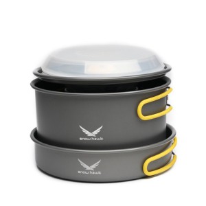 ست ظروف کوهنوردی 3 نفره اسنوهاک مدل SN-T111