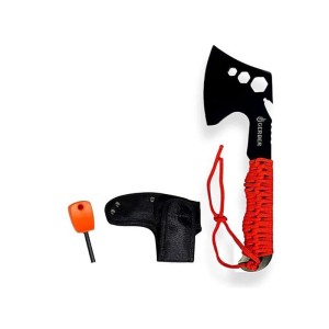 تبر تاکتیکال فولادی گربر به همراه چخماق