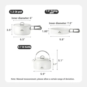 ست ظروف مسافرتی نیچرهایک مدل CNK2450CF013