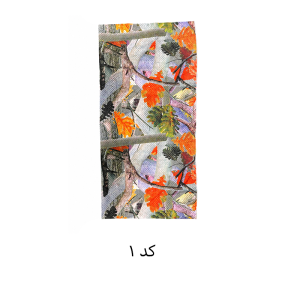 دستمال سر و گردن سوزنی طرح پاییزی