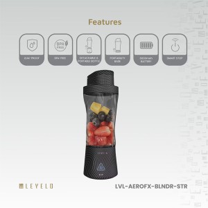 شیکر شارژی مسافرتی LEVELO مدل AeroFlex