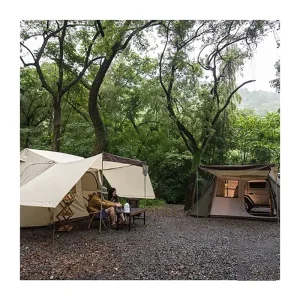 چادر کمپینگ 4 نفره سایبان دار Village نیچرهایک مدل NH21ZP009