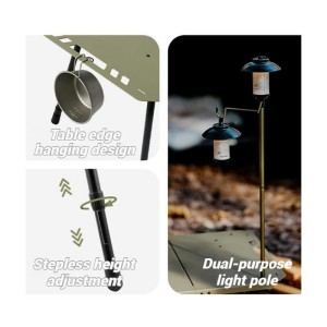 میز تاشو نیچرهایک با آویز چراغ مدل CNK2450JJ025