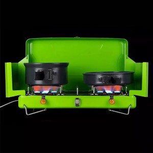 اجاق کمپینگ دو شعله بادگیر دار BRS مدل BRS-81