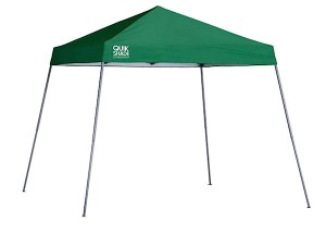 آلاچیق پیش ساخته Quick Shade با پایه شیبدار سبز