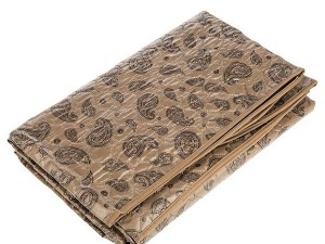 زیرانداز سفری 4 لایه ترمه طلایی سایز 2×1.5 متر