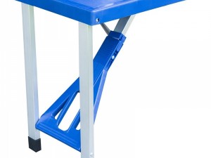 میز و صندلی تاشو پلاستیکی رنگ آبی