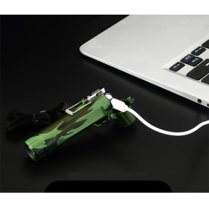 چراغ قوه شارژی فندک دار مدل USB Arc Lighter