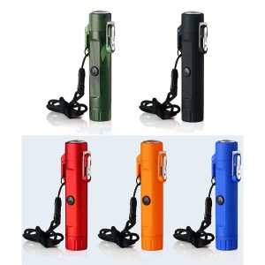 چراغ قوه شارژی فندک دار مدل USB Arc Lighter