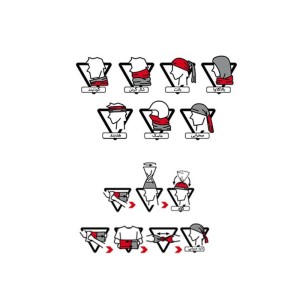 دستمال سر و گردن کوهنوردی طرح استوایی 02