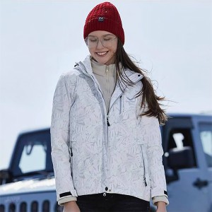 کاپشن کوهنوردی زنانه دوپوش اسنوهاک مدل 218888
