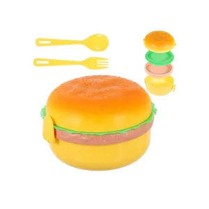 ظرف غذا کودک طرح همبرگر مدل LX-457