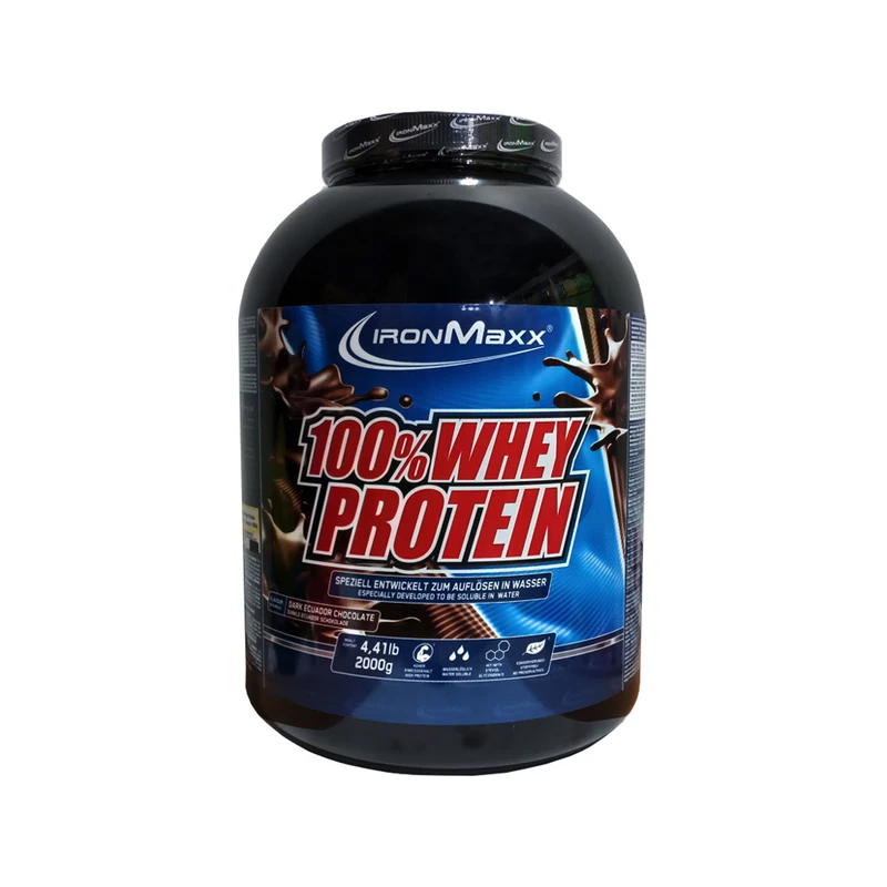 پودر وی پروتئین 100%  2000 گرمی آیرون مکس شکلاتی