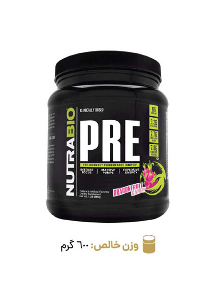 پودر پری ورک اوت 600 گرمی ابنبات دراگون فروت نوترا بایو