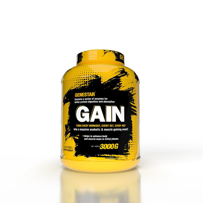 پودر گین 3000 گرمی ژن استار شکلاتی